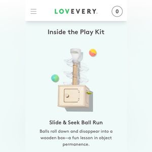 Lovevery Slide & Seek Ball Run